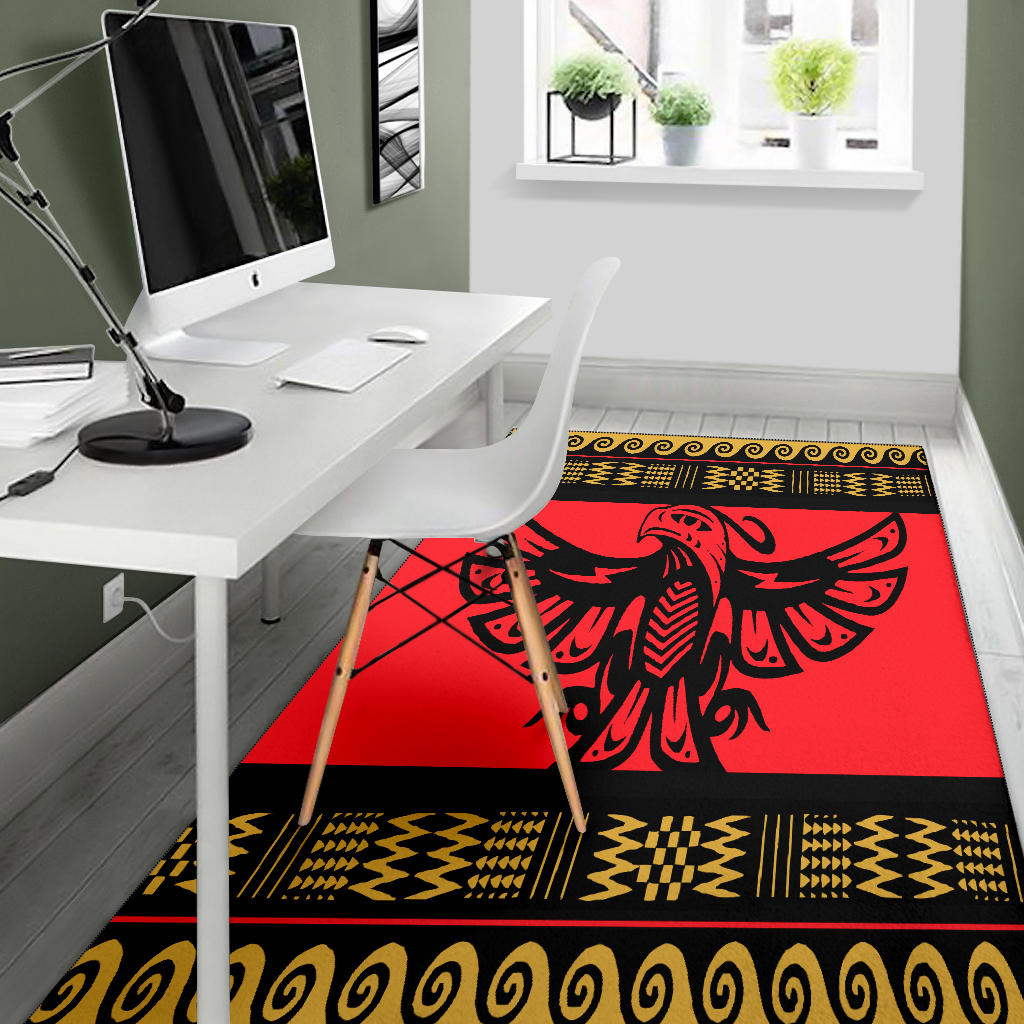 Red Phoenix Native American Area Rug LT10 - Wonder Print Shop