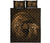 Viking Quilt Bed Set Ravens Skull Tattoo - Gold 9 RLT12 - Wonder Print Shop