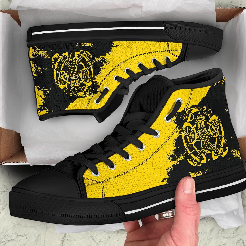 viking-high-top-shoes-loki-bound-triskele-rune-gold