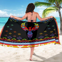 Phoenix Rising Native American Design Sarongs LT10 - Wonder Print Shop
