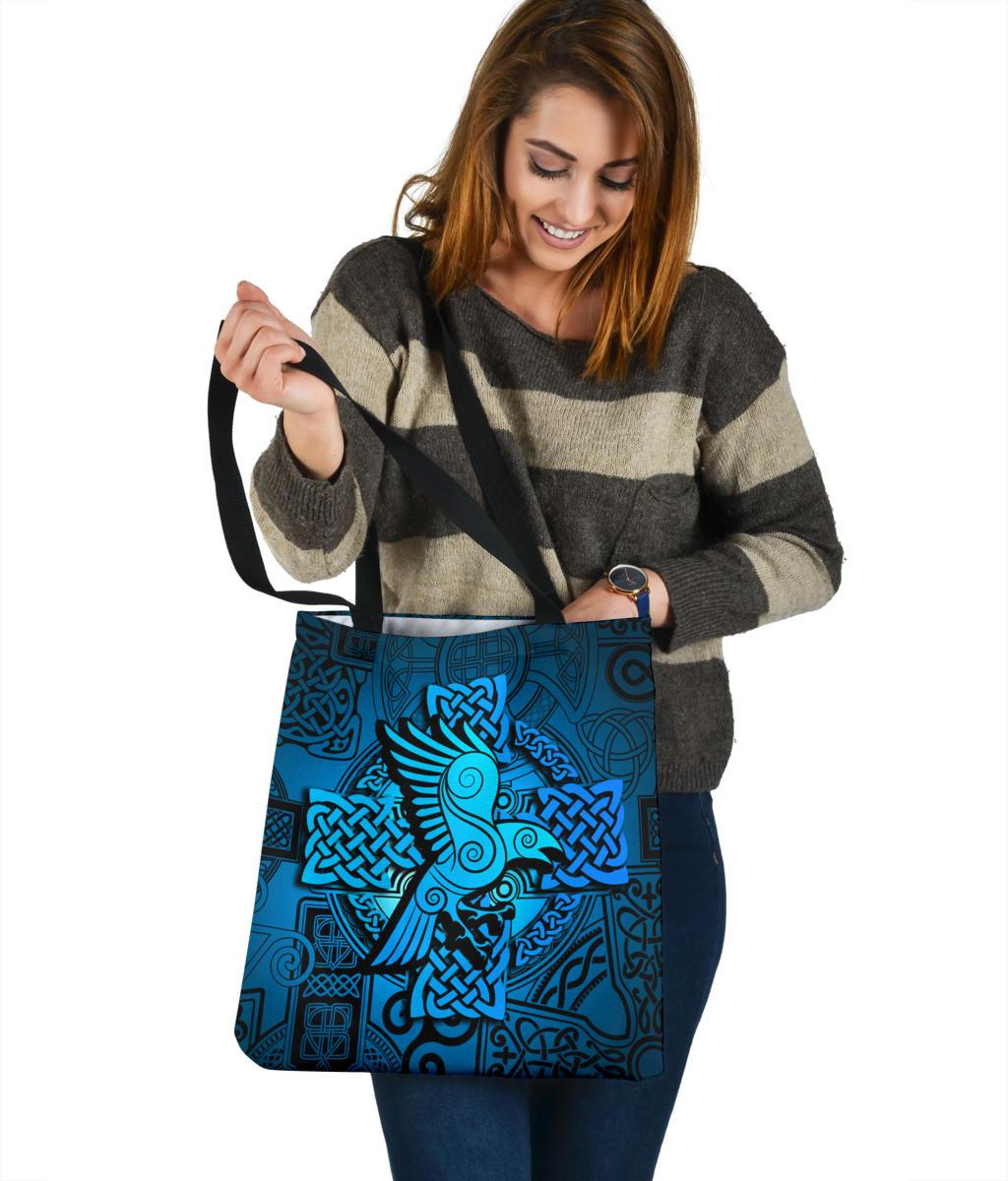 viking-tote-bag-raven-odin-celtic-cyan