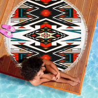 Tribal Colorful Native American Pride Beach Blanket LT10 - Wonder Print Shop