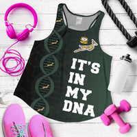 South Africa Springboks Dna Women Tank Top - Wonder Print Shop