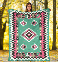 ethnic-geometric-pink-pattern-blanket