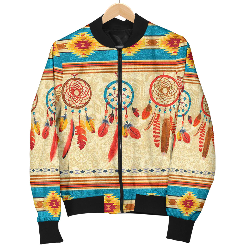Feather Dream Catchers Men's Bomber Jacket LT10 - Wonder Print Shop