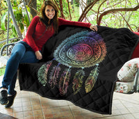 Mandala Dreamcatcher Native American Premium Quilt LT10 - Wonder Print Shop