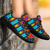 native-american-light-pattern-sport-sneakers