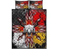 Bison Arrow Native American Quilt Bed Set LT10 - Wonder Print Shop