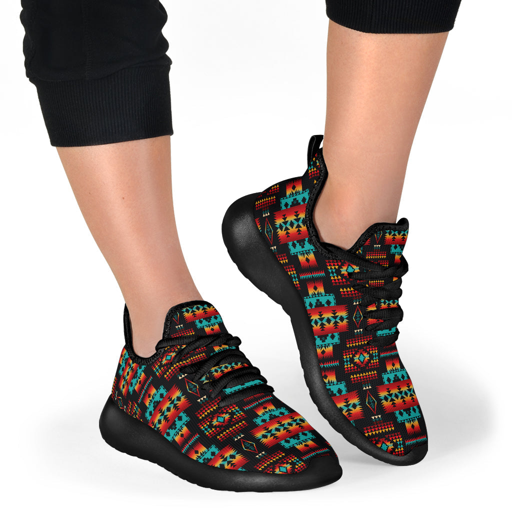 black-native-tribes-pattern-native-american-mesh-knit-sneakers