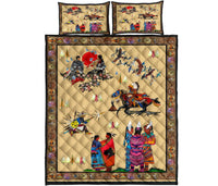 Warrior Riding Horse Native American Quilt Bed Set LT10 - Wonder Print Shop