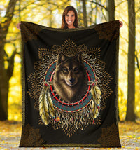 wolf-warrior-dreamcatcher-native-american-blanket