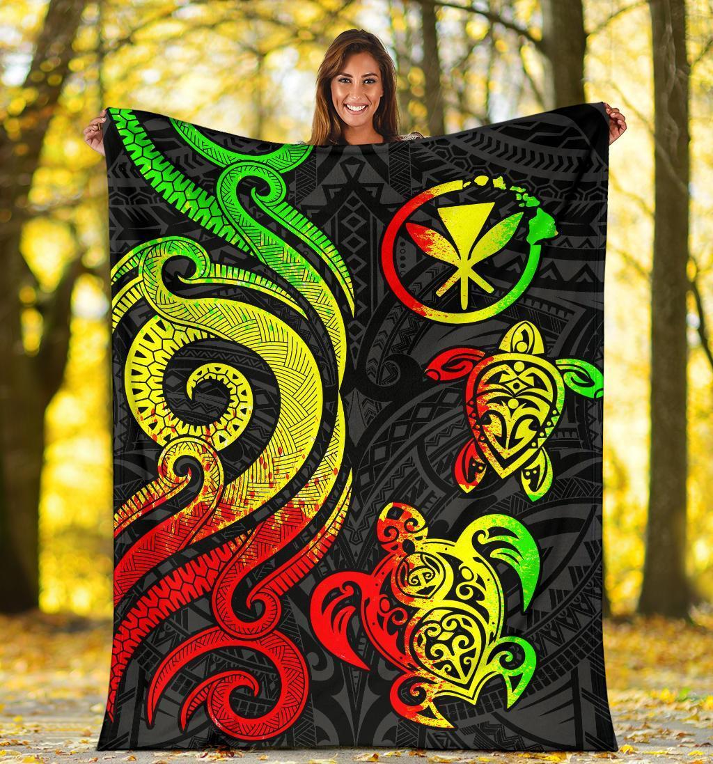 polynesian-hawaii-premium-blanket-reggae-tentacle-turtle