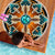Mandala Blue Native American Design Beach Blanket LT10 - Wonder Print Shop
