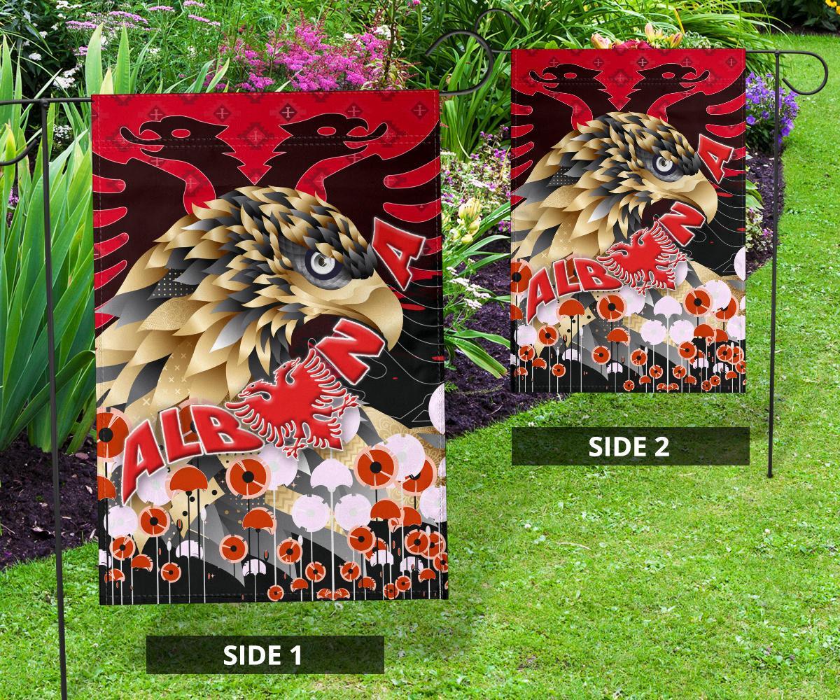 Albania Golden Eagle Flag - Happy Flag Day - Wonder Print Shop
