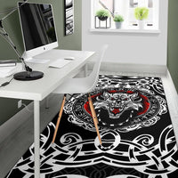 Viking Area Rug, Fenrir Wolf RLT12 - Wonder Print Shop