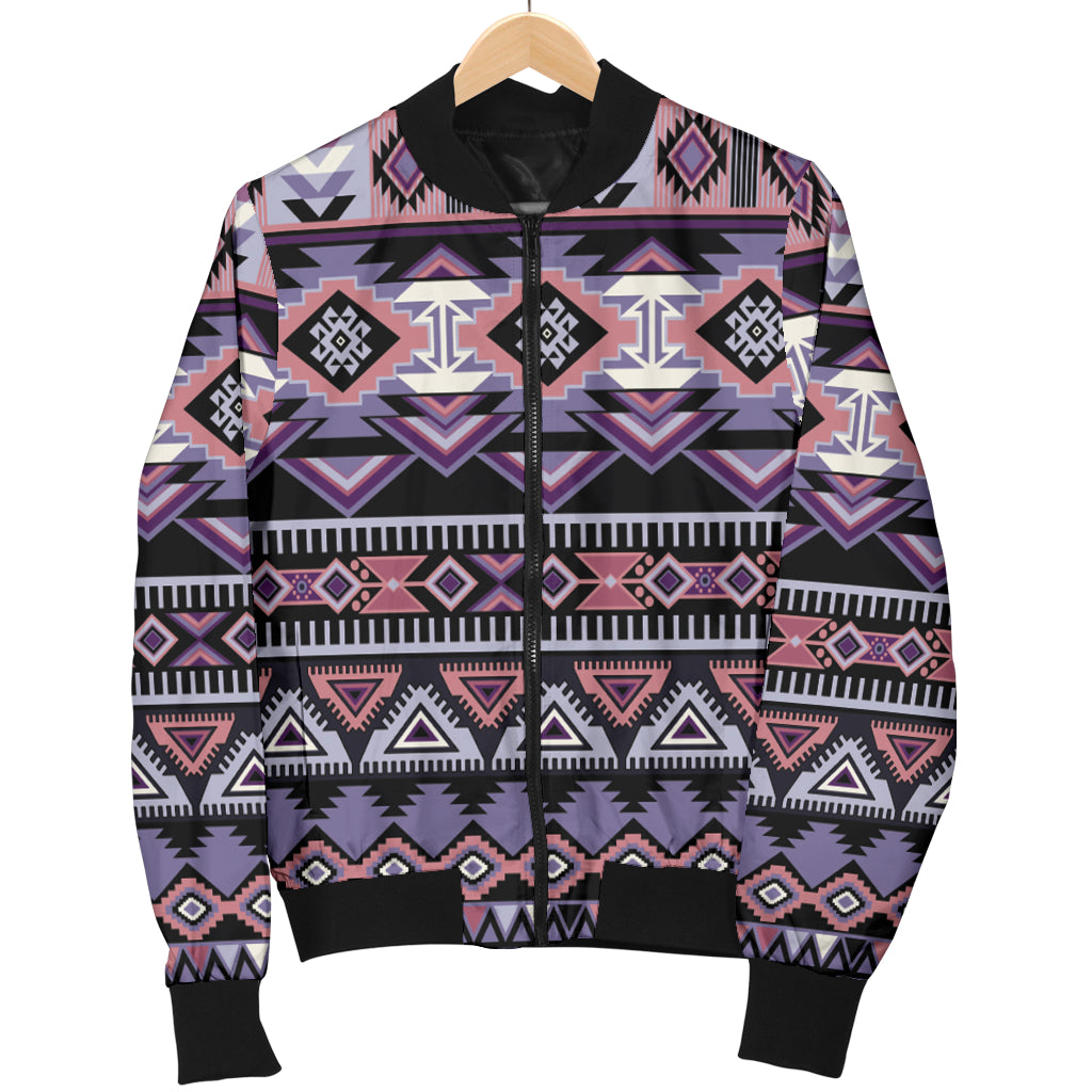Ethnic Pattern Women's Bomber Jacket LT10 - Wonder Print Shop