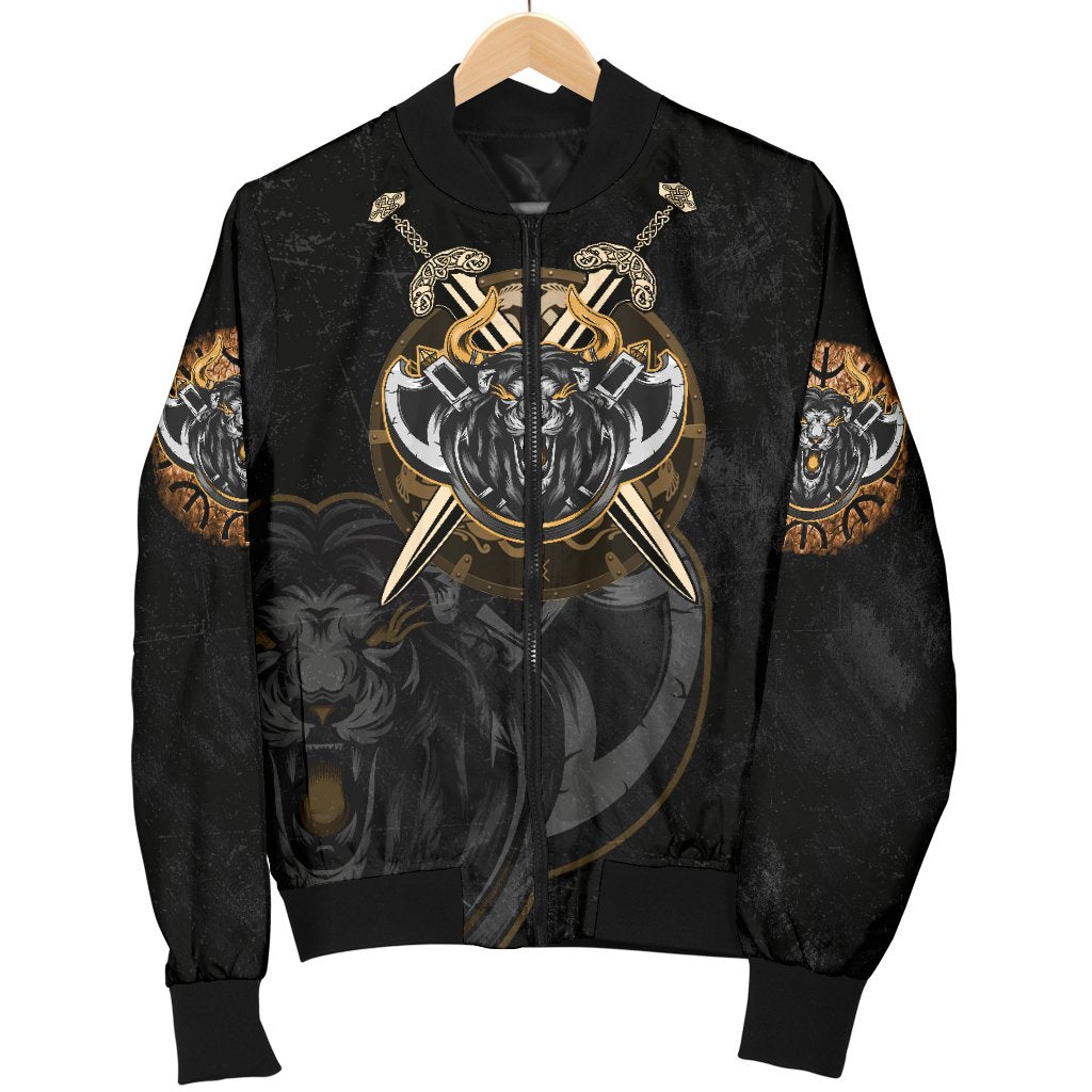 Viking Women's Bomber Jacket Lion RLT12 - Wonder Print Shop