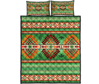 Green Thunderbirds Dreamcatcher Native American Quilt Bed Set LT10 - Wonder Print Shop