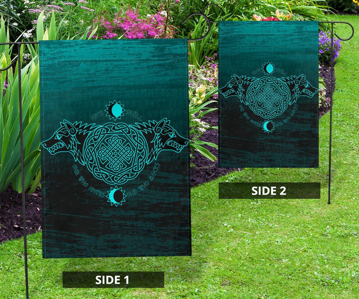 Viking Garden Flag, Skoll and Hati RLT12 - Wonder Print Shop
