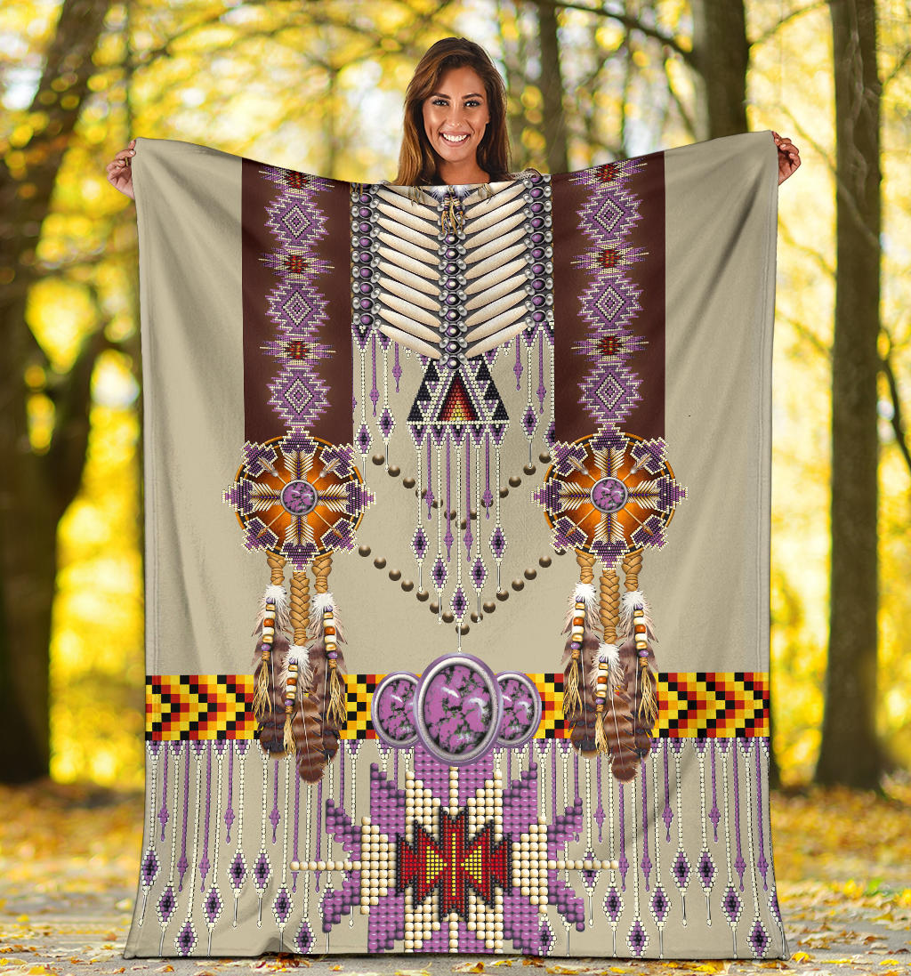 purple-pattern-breastplate-blanket