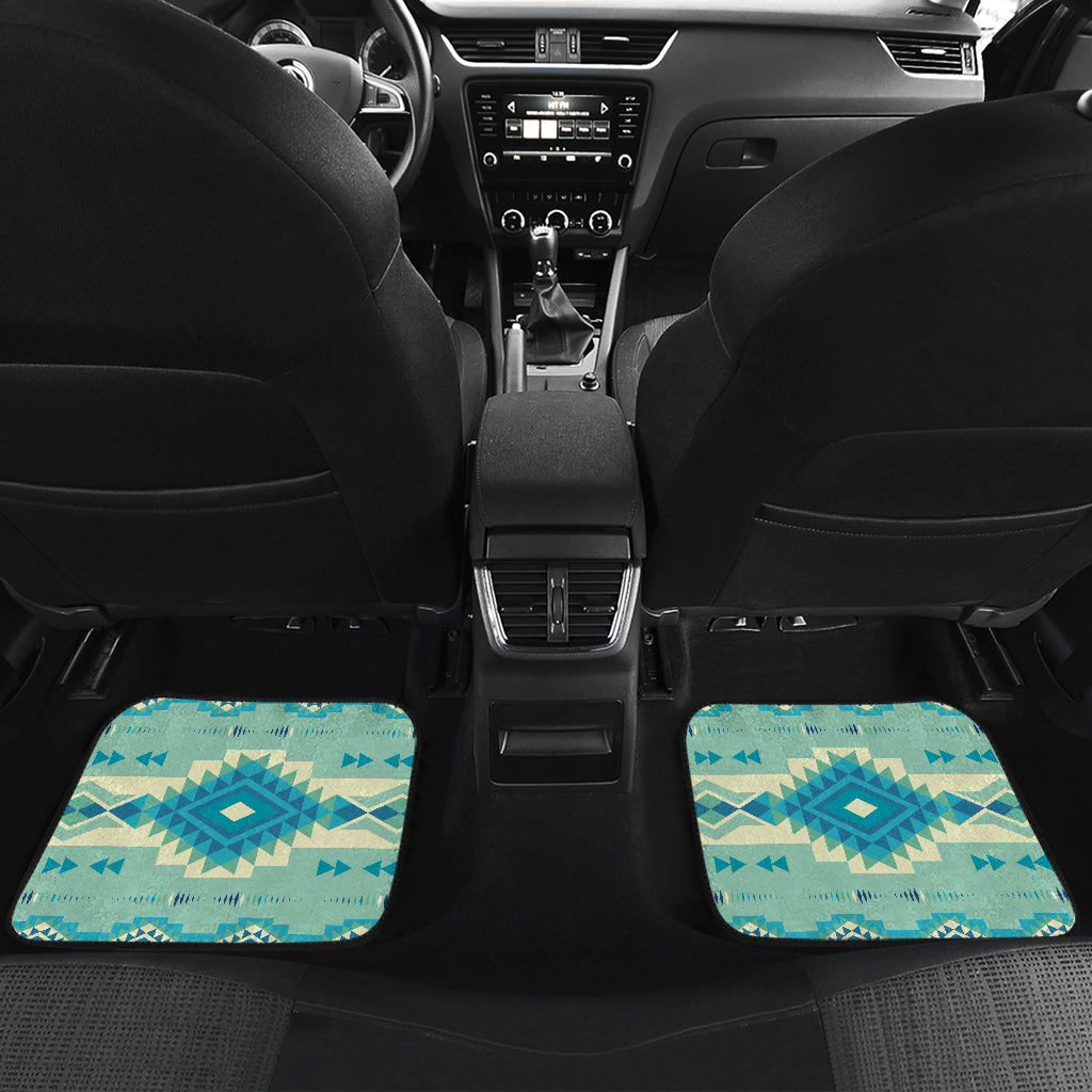 Pattern Ethnic Native American Front and Back Car Mats Set Of 4 LT10 - Wonder Print Shop