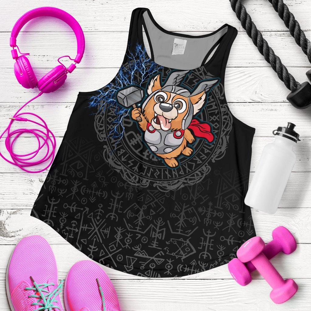 Viking Women's Racerback Tank - Thorgi RLT12 - Wonder Print Shop