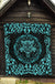Viking Premium Quilt - Fenrir Viking Cyan 3D RLT12 - Wonder Print Shop