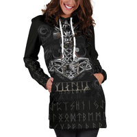 Viking Hoodie Dress Mjolnir RLT12 - Wonder Print Shop