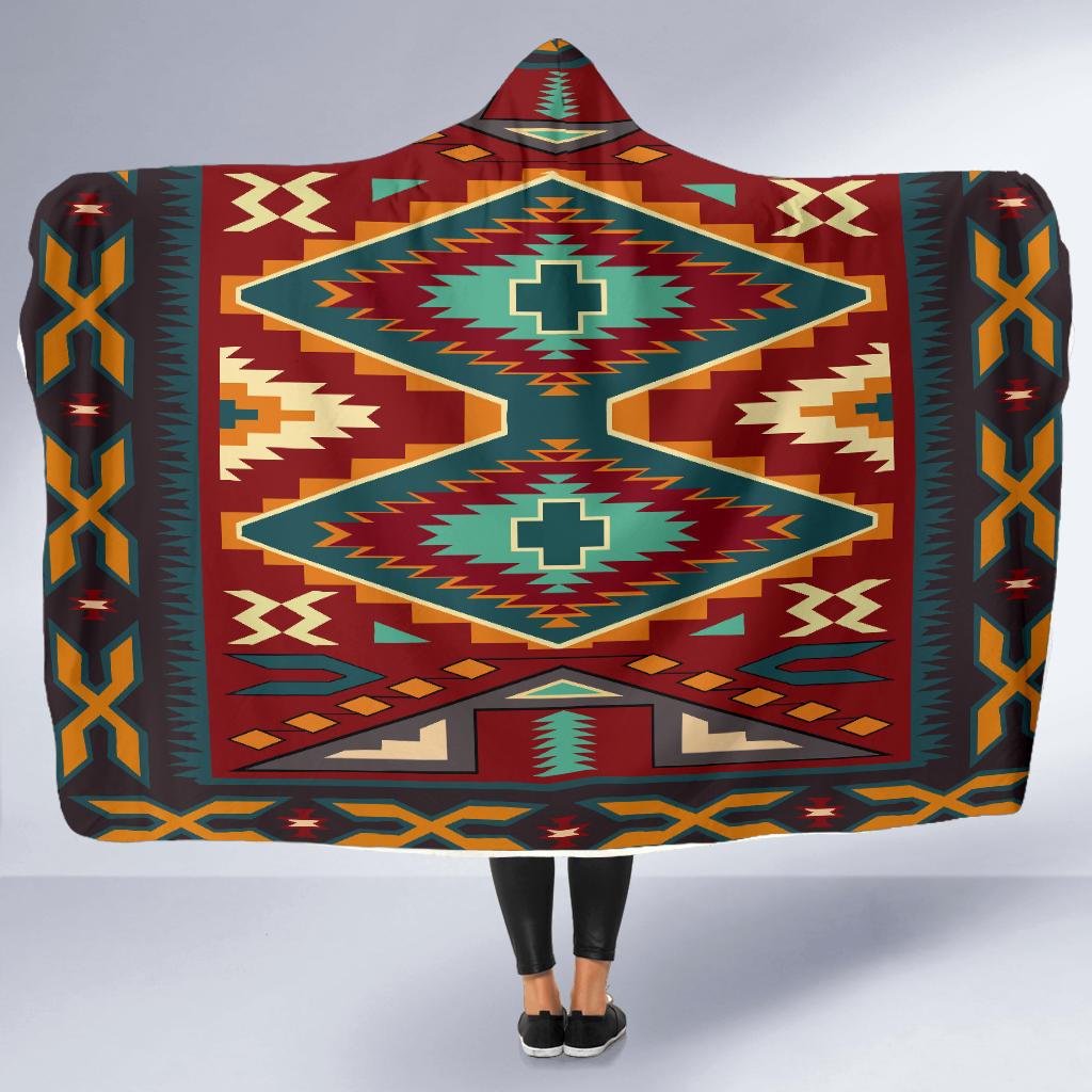 native-red-pattern-native-american-hooded-blanket