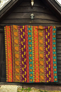 Native American Pattern Full Color Premium Quilt LT10 - Wonder Print Shop