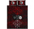 Viking Quilt Bed Set Raven Of Odin and Symbol Viking On Blood Background RLT12 - Wonder Print Shop