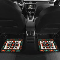 Tribal Colorful Design Native American Front and Back Car Mats (Set Of 4) LT10 - Wonder Print Shop