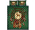 Green Horse Dreamcatcher Native American Quilt Bed Set LT10 - Wonder Print Shop