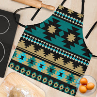 native-american-green-ethnic-aztec-pattern-apron