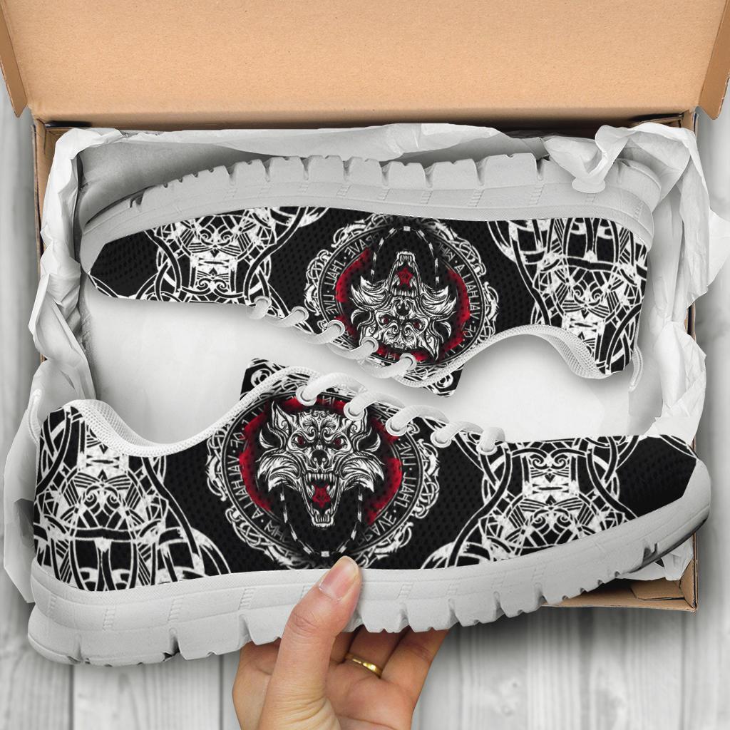 Viking Sneakers, Fenrir Wolf RLT12 - Wonder Print Shop
