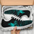 Viking Sneakers - The Raven Of Odin Rune Cyan RLT12 - Wonder Print Shop