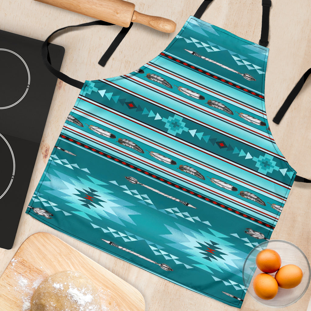 native-american-blue-light-pattern-apron