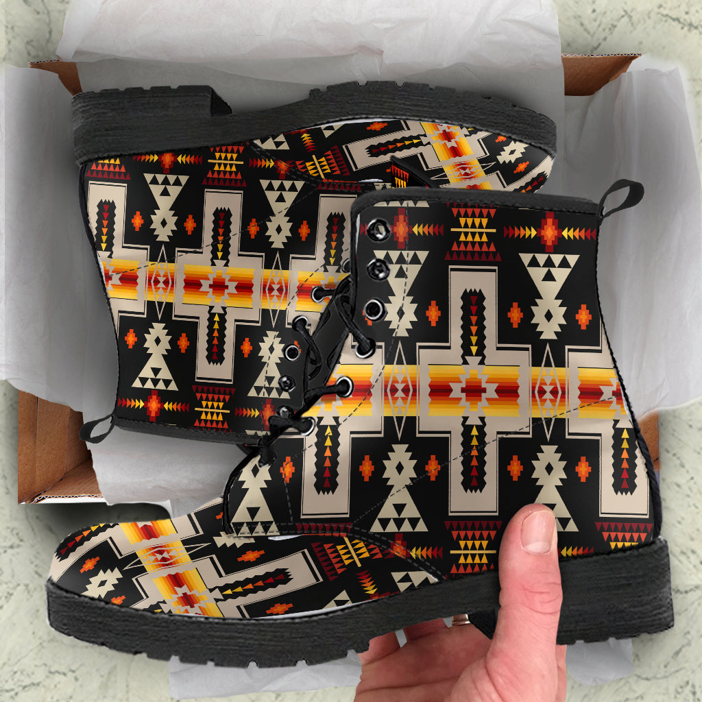 black-tribe-design-native-american-leather-boots