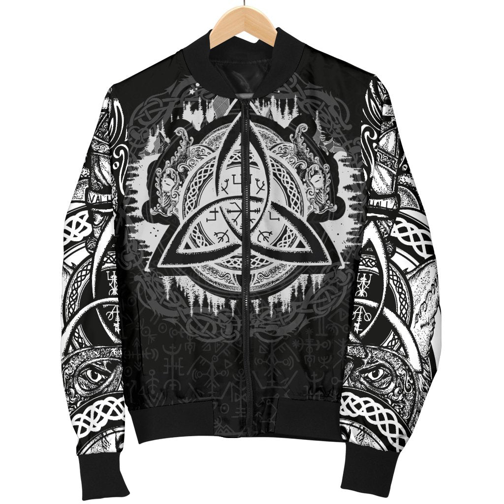 Viking Men's Bomber Jacket - Dragon Celtic RLT12 - Wonder Print Shop