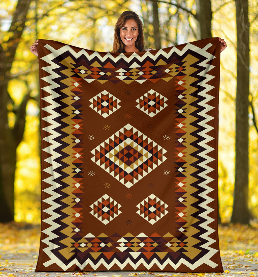 ethnic-geometric-brown-pattern-blanket