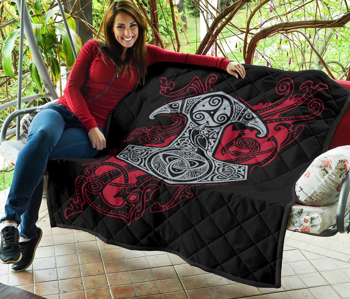 Viking Hammer Mjollnir Premium Quilt RLT12 - Wonder Print Shop