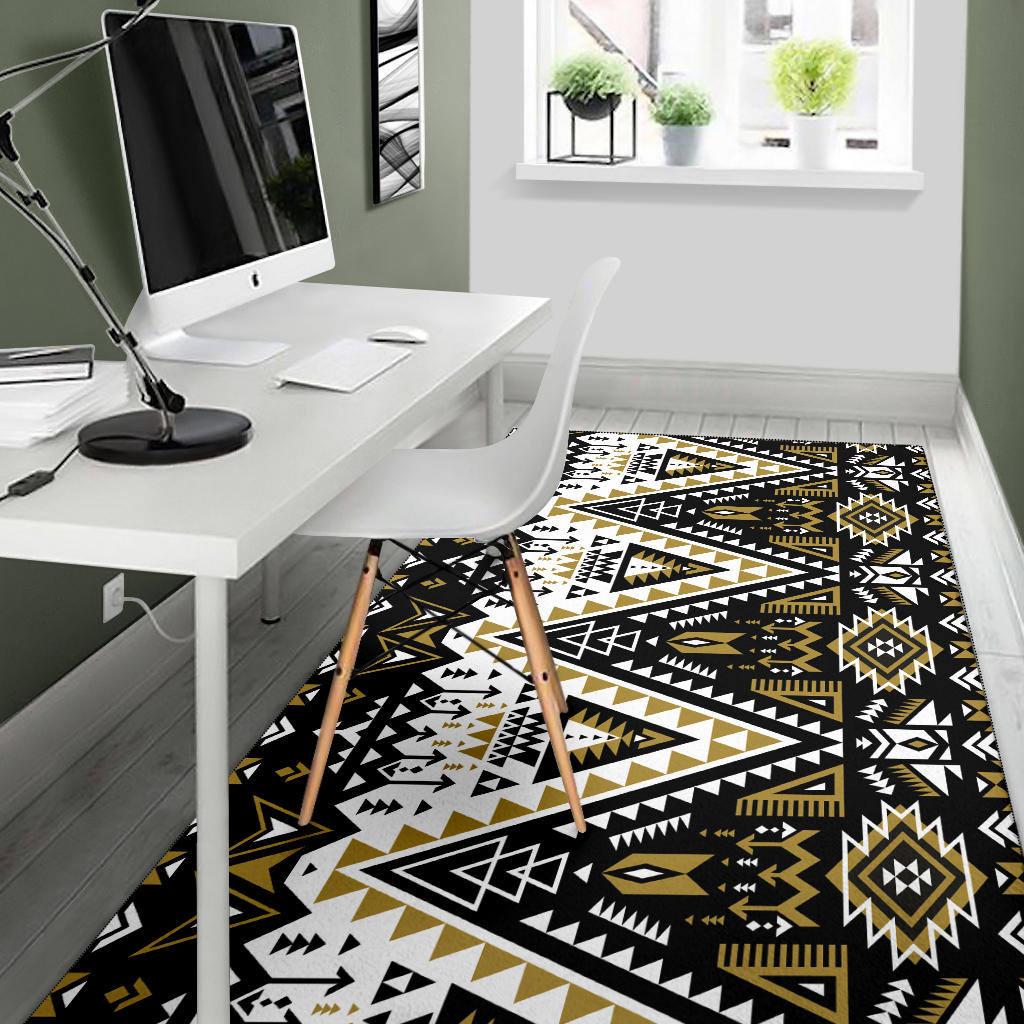 Retro Color Tribal Area Rug LT10 - Wonder Print Shop