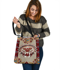 native-american-mandala-thunderbird-red-tote-bags