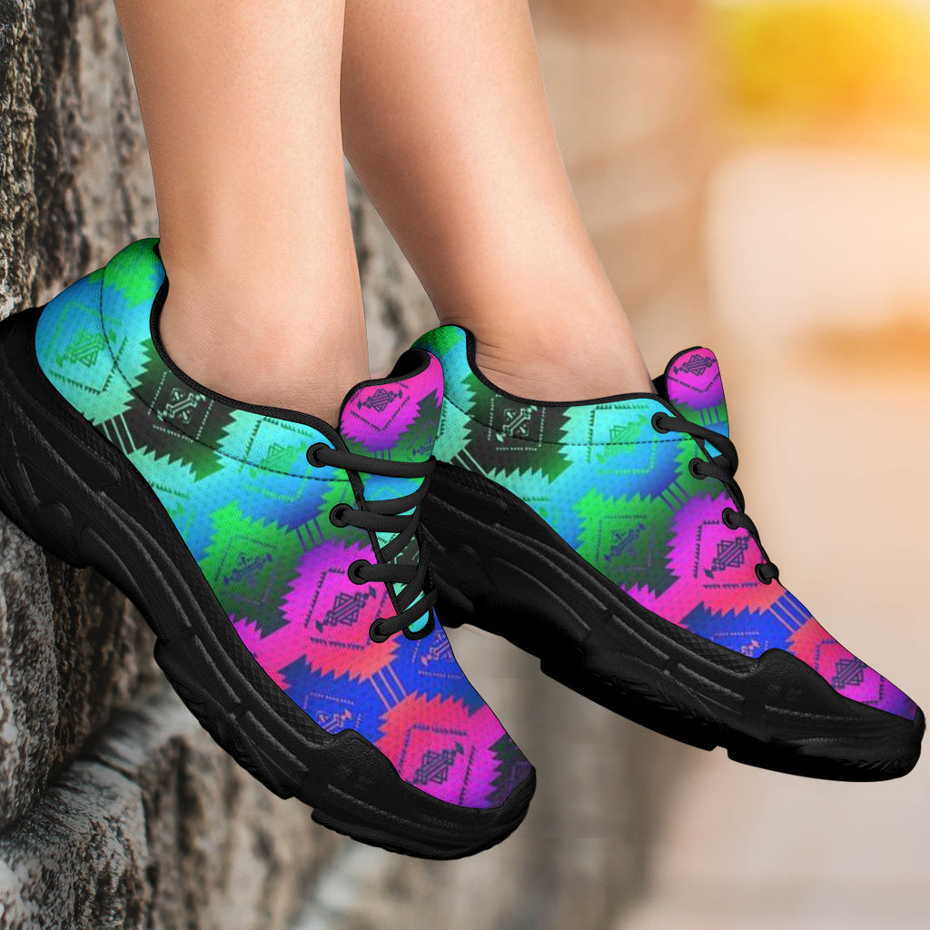 pattern-native-american-chunky-sneakers