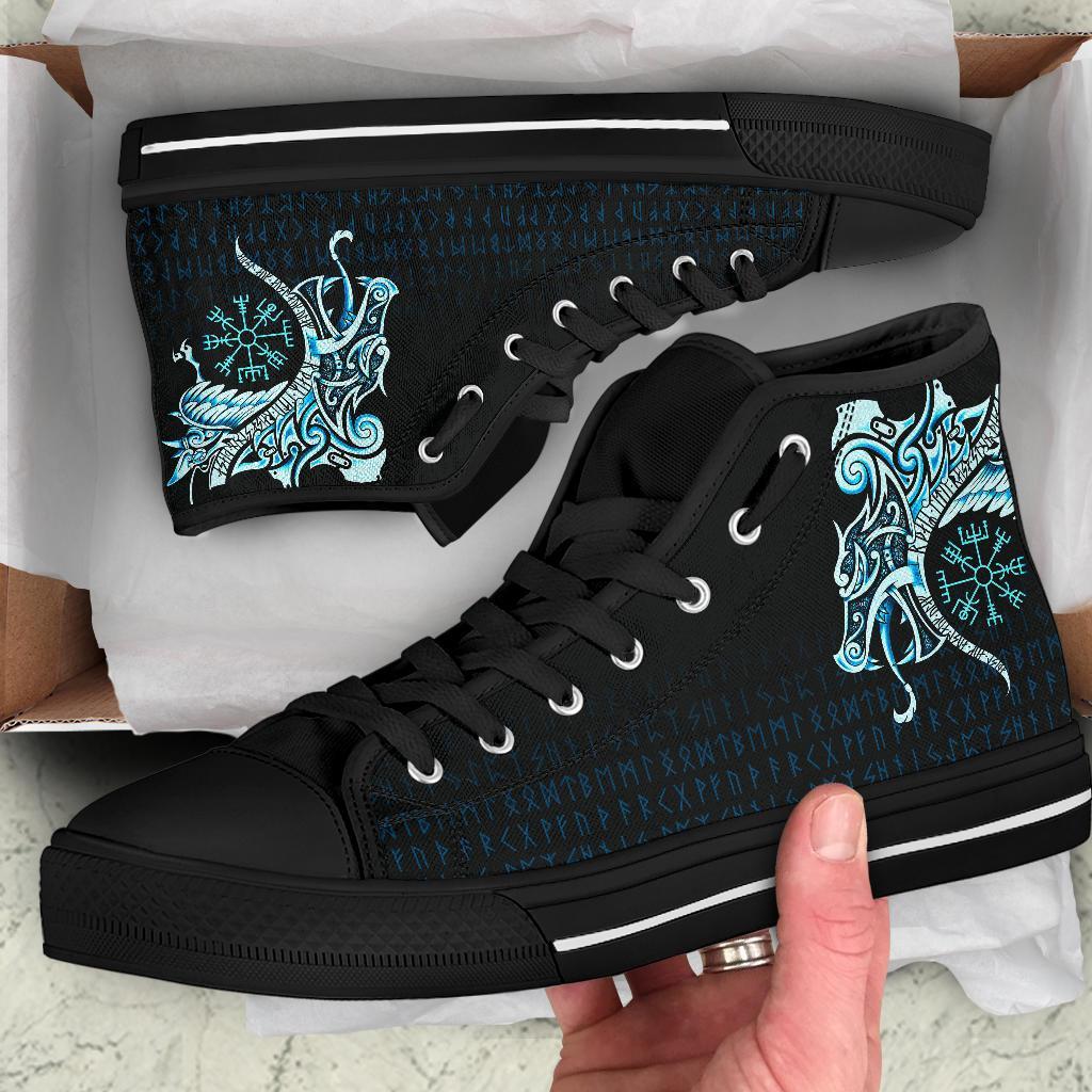 viking-high-top-shoes-fenrir-raven-and-vegvisir-tattoo-cyan