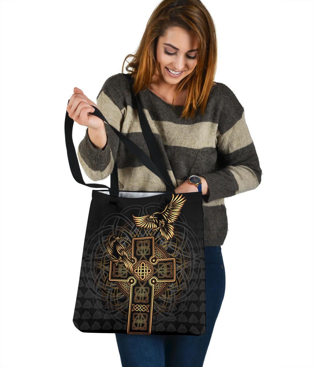 viking-tote-bag-odins-celtic-raven-tattoo