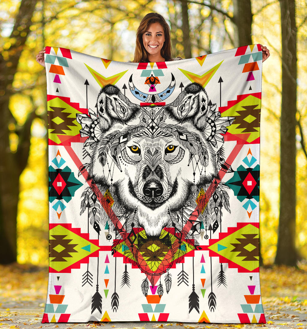wolf-arrow-pattern-blanket