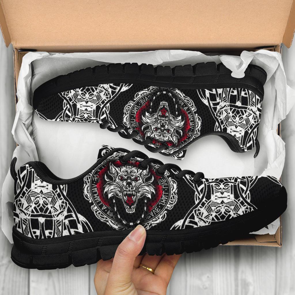 Viking Sneakers, Fenrir Wolf RLT12 - Wonder Print Shop