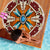 Mandala Blue Brown Native American Design Beach Blanket LT10 - Wonder Print Shop