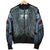Viking Men's Bomber Jacket, Spiral Wolf Spirit RLT12 - Wonder Print Shop